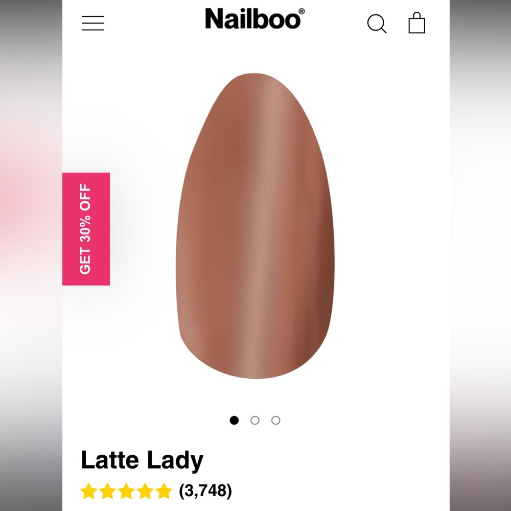 Nail boo “latte lady” dip powder